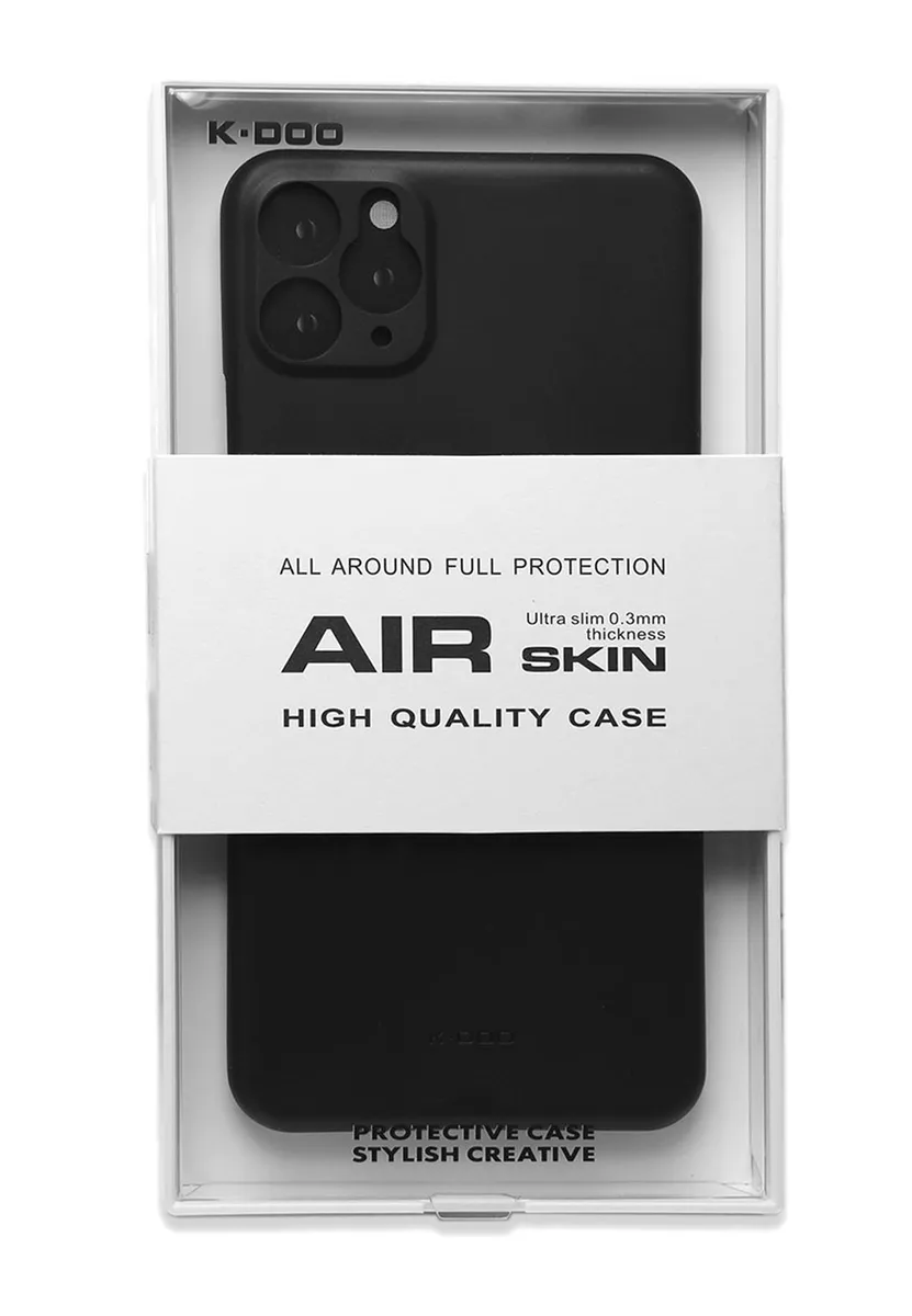 Чехол K-DOO Air Skin для iPhone 12 ультратонкий черный
